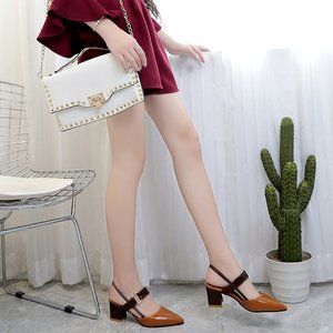 New Brown Shallow Pumps Shoes